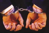 Man in handcuffs